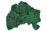 Silky Fibrous Malachite Cluster - Congo #110497-1